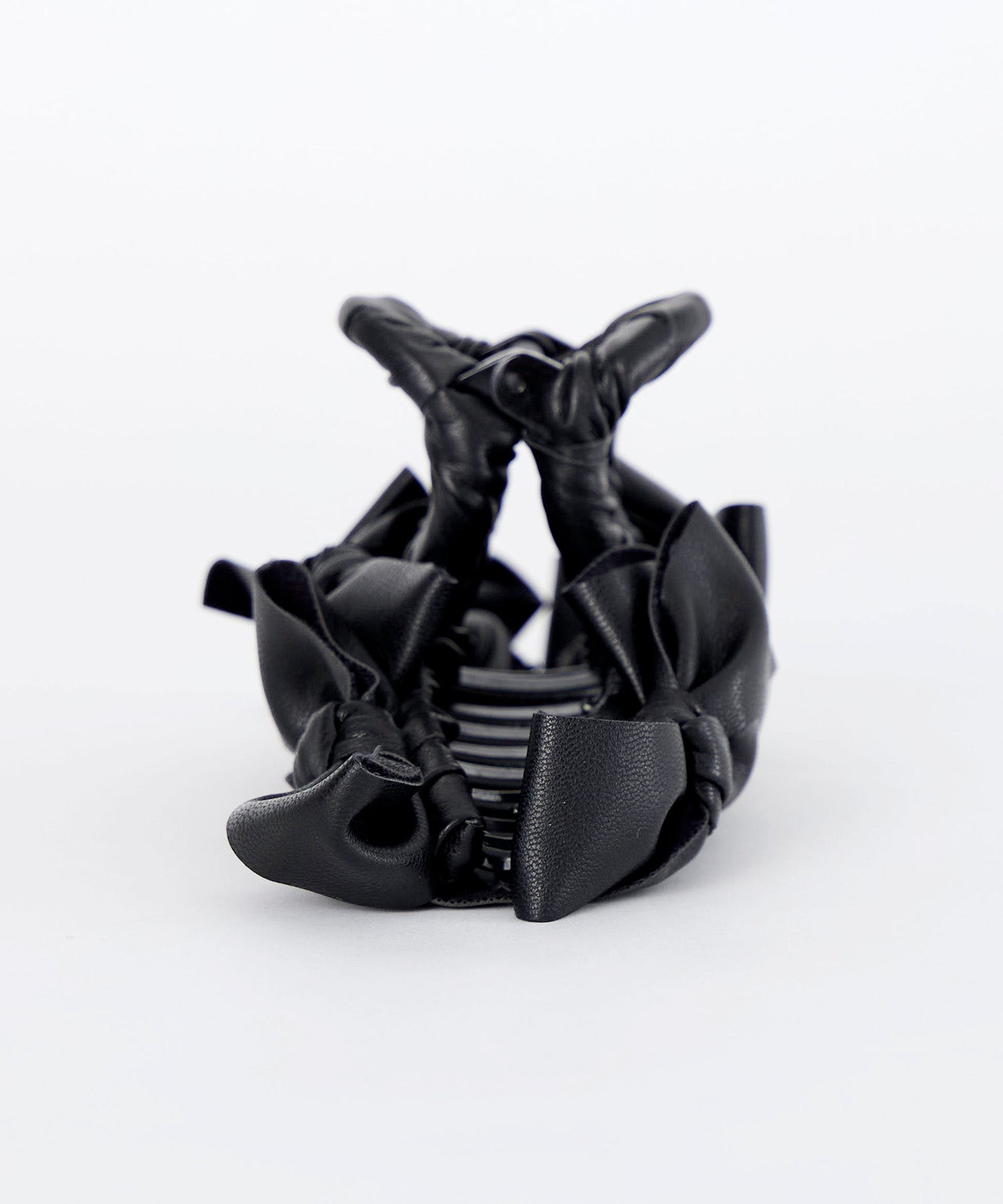 TRESSE】レザーリボンヘアクリップ-Leather ruban clip | MICA&DEAL