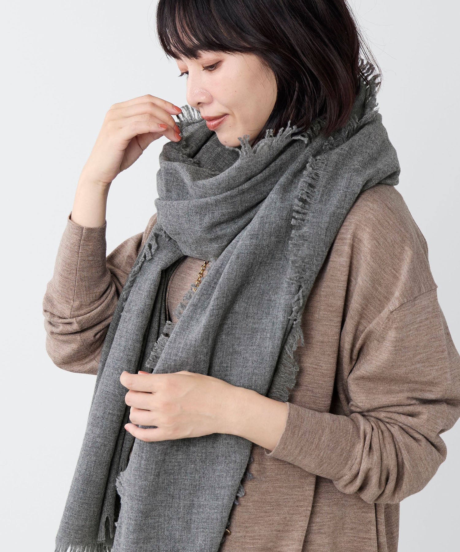 ASAUCE MILER ストール ASAUCE MELER】エアリーウールストール | MICA&DEAL ONLINE STORE