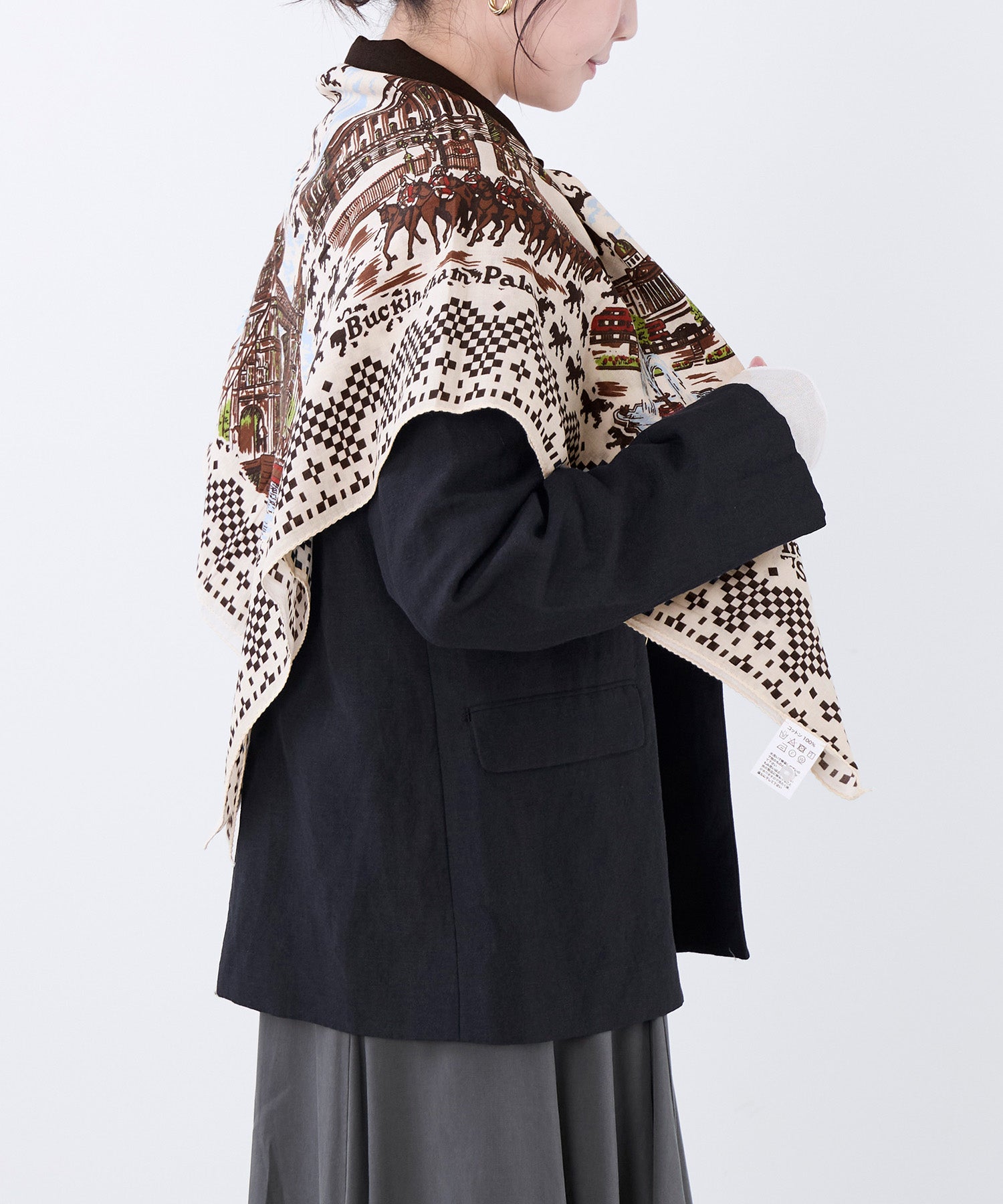 BINDU】大判スカーフ-London Map Scarf | MICA&DEAL ONLINE STORE