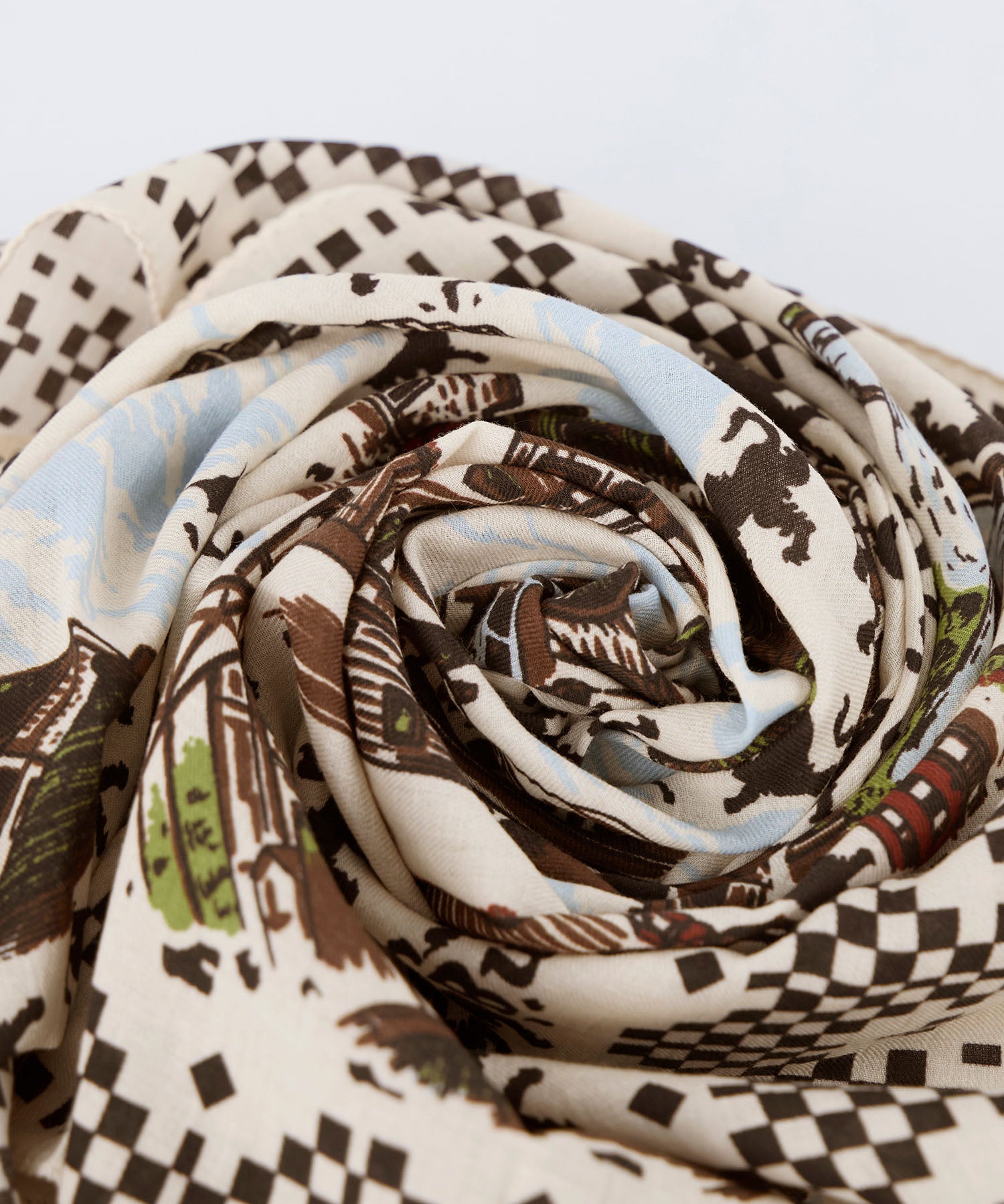 BINDU】大判スカーフ-London Map Scarf | MICA&DEAL ONLINE STORE