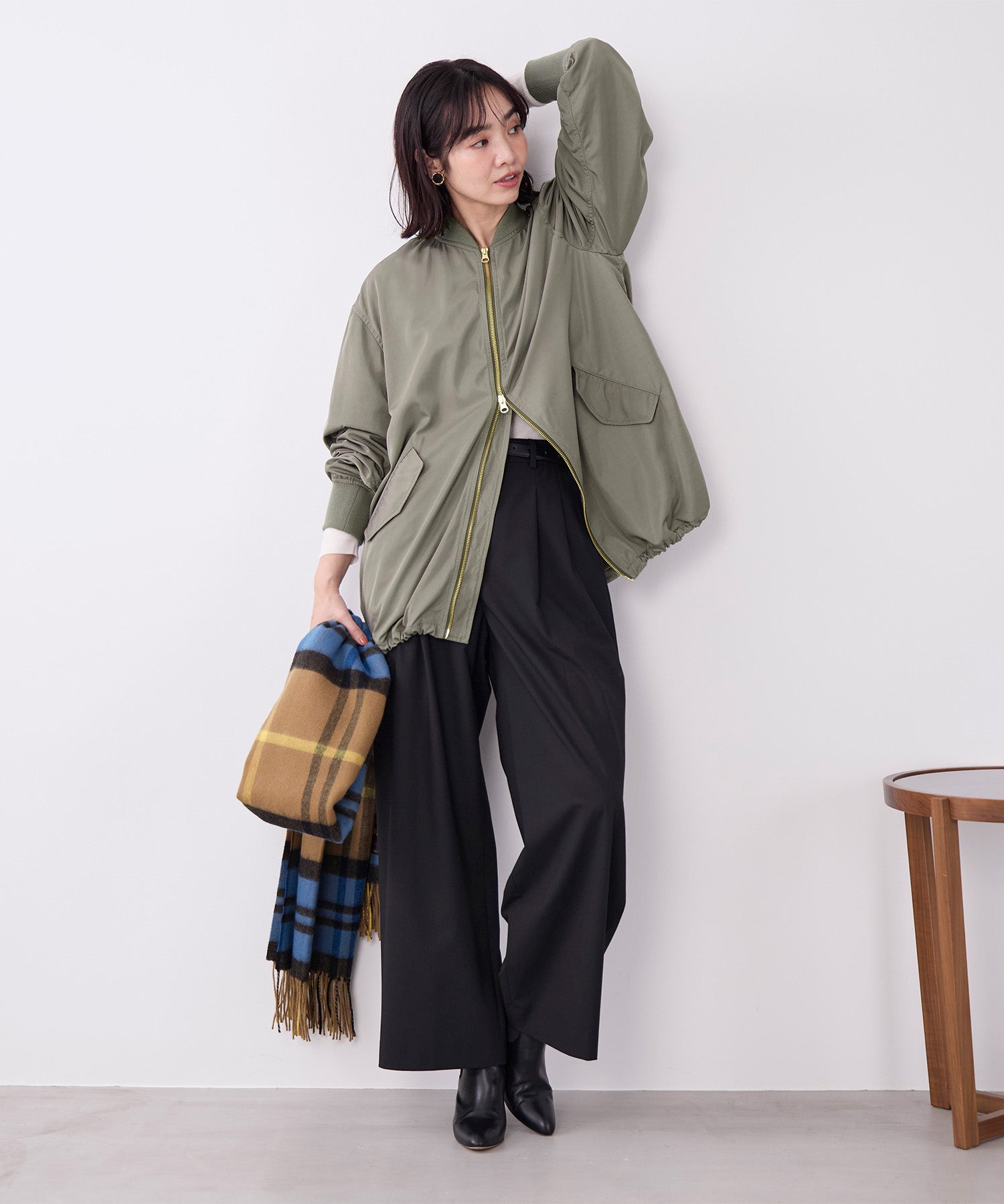 ナイロンダブルジップMA-1 | MICA&DEAL ONLINE STORE