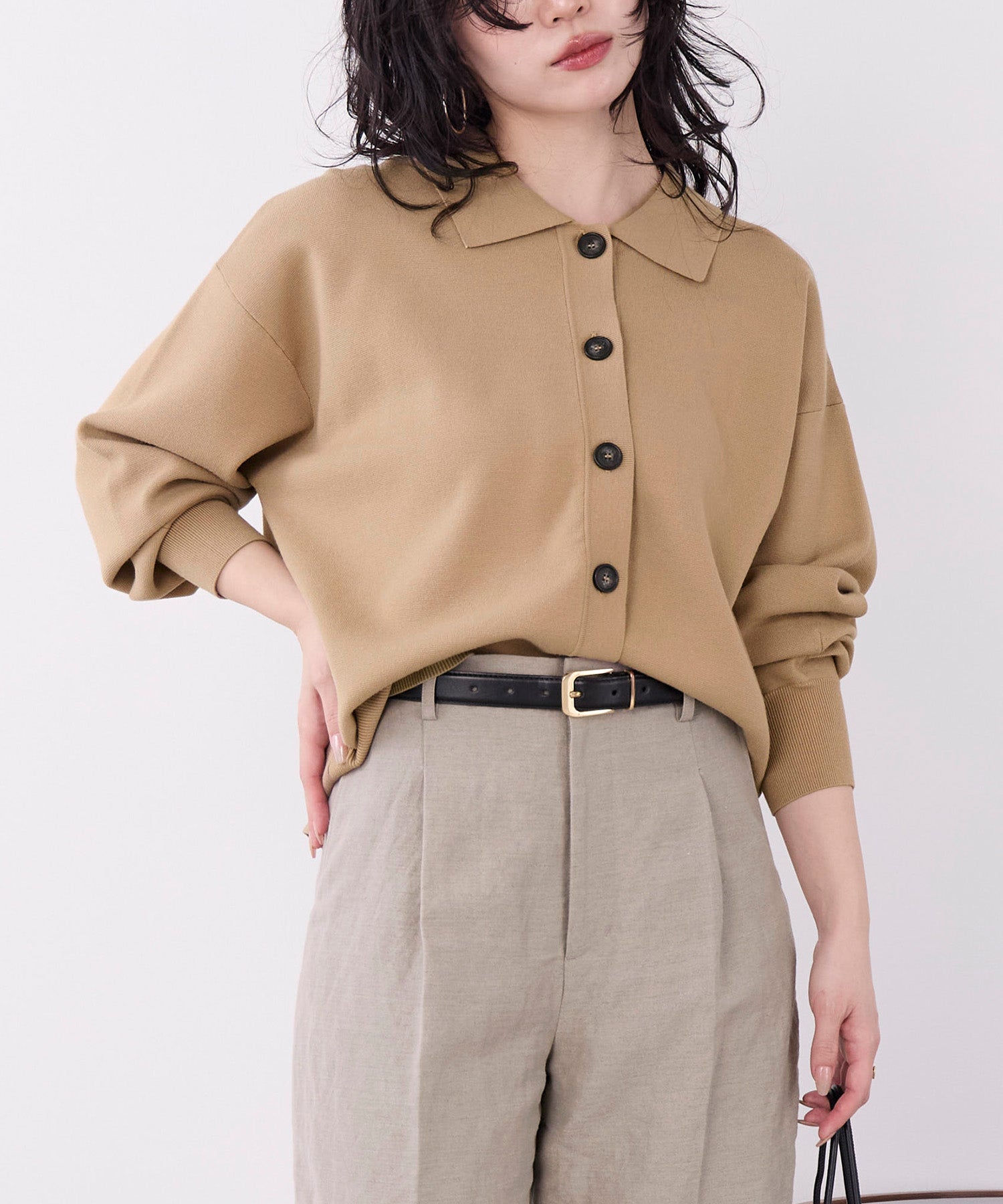 ミラノリブカラーカーディガン | MICA&DEAL ONLINE STORE