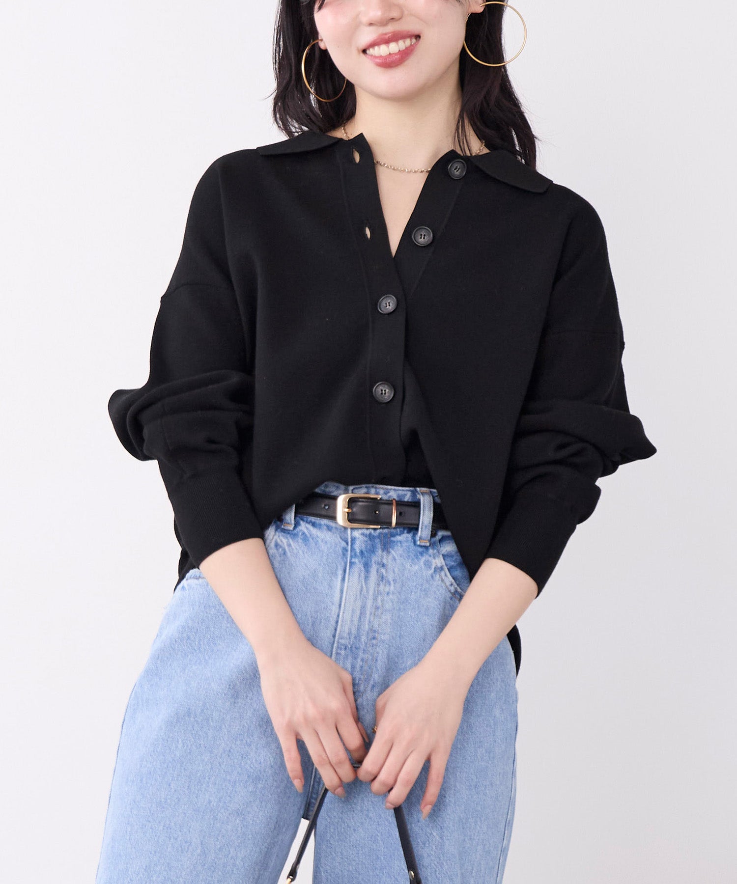 ミラノリブカラーカーディガン | MICA&DEAL ONLINE STORE