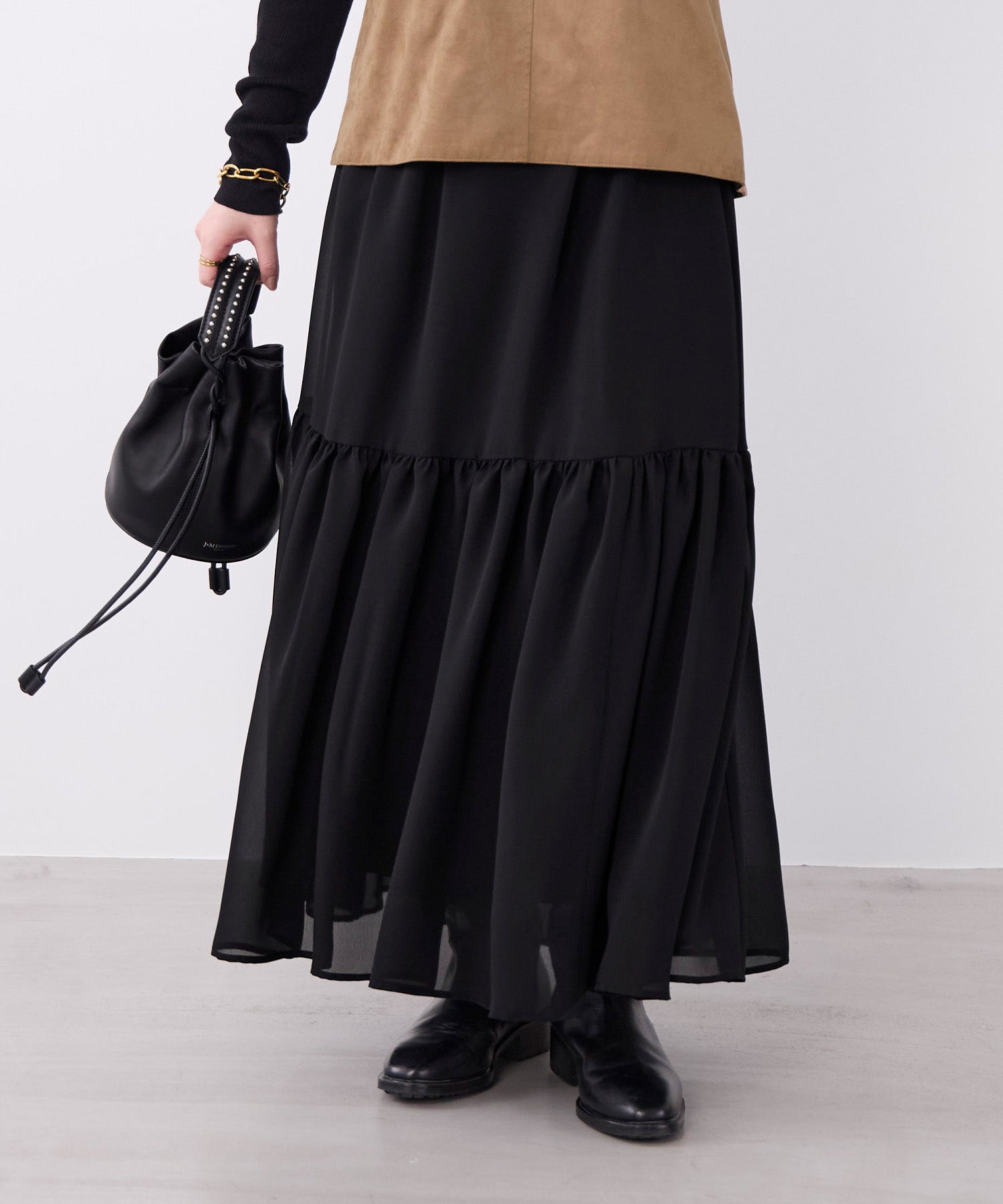 シフォンティアードロングスカート | MICA&DEAL ONLINE STORE
