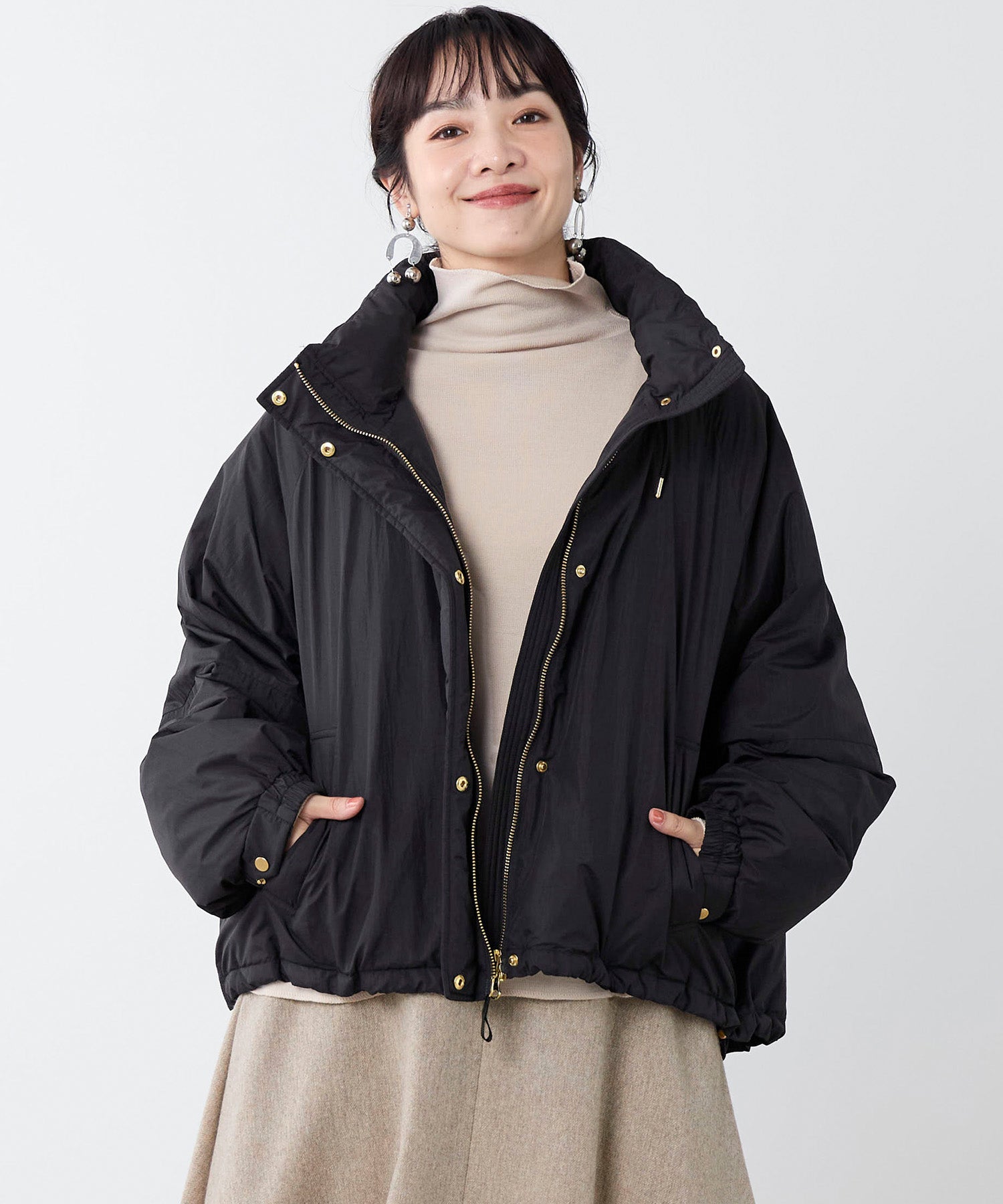 マイカ&ディール MICA&DEAL ダウンコート ベージュ ダウン ジャケット 予約】ショートダウンコート | MICA&DEAL ONLINE STORE