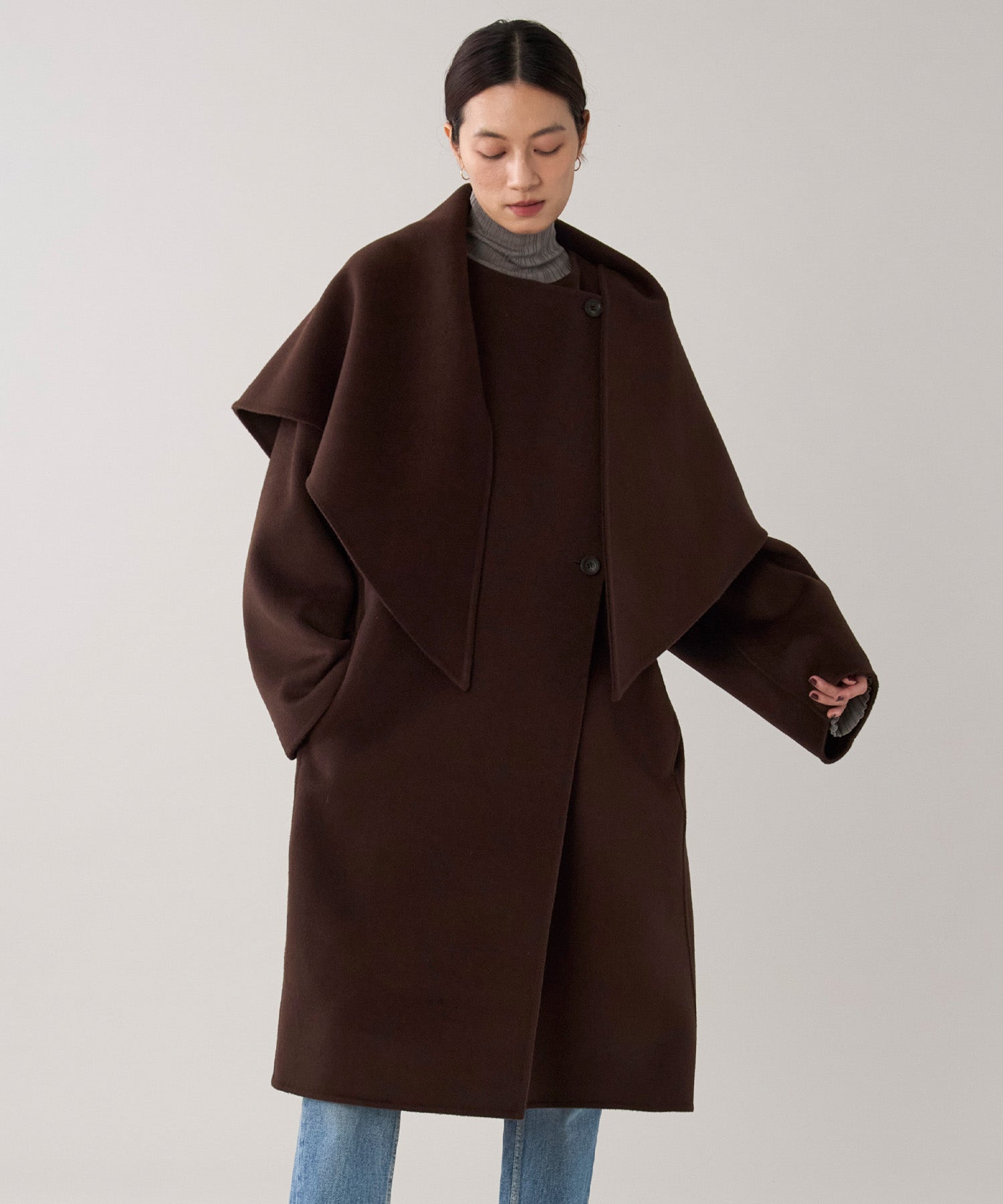 予約】【marmors】double faced coat with stole | MICA&DEAL ONLINE STORE