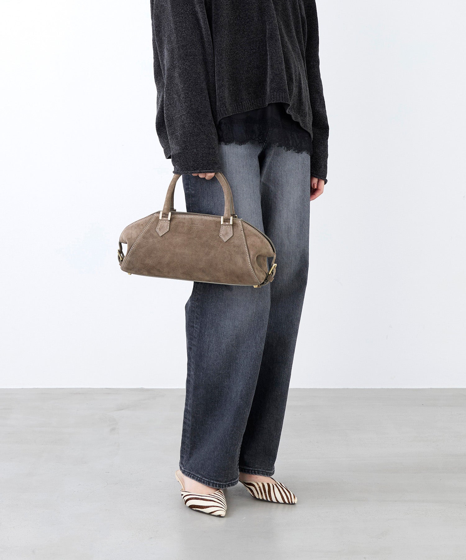 CHRISTIAN VILLA】ミニボストンショルダーバッグ-SHOULDER BAG