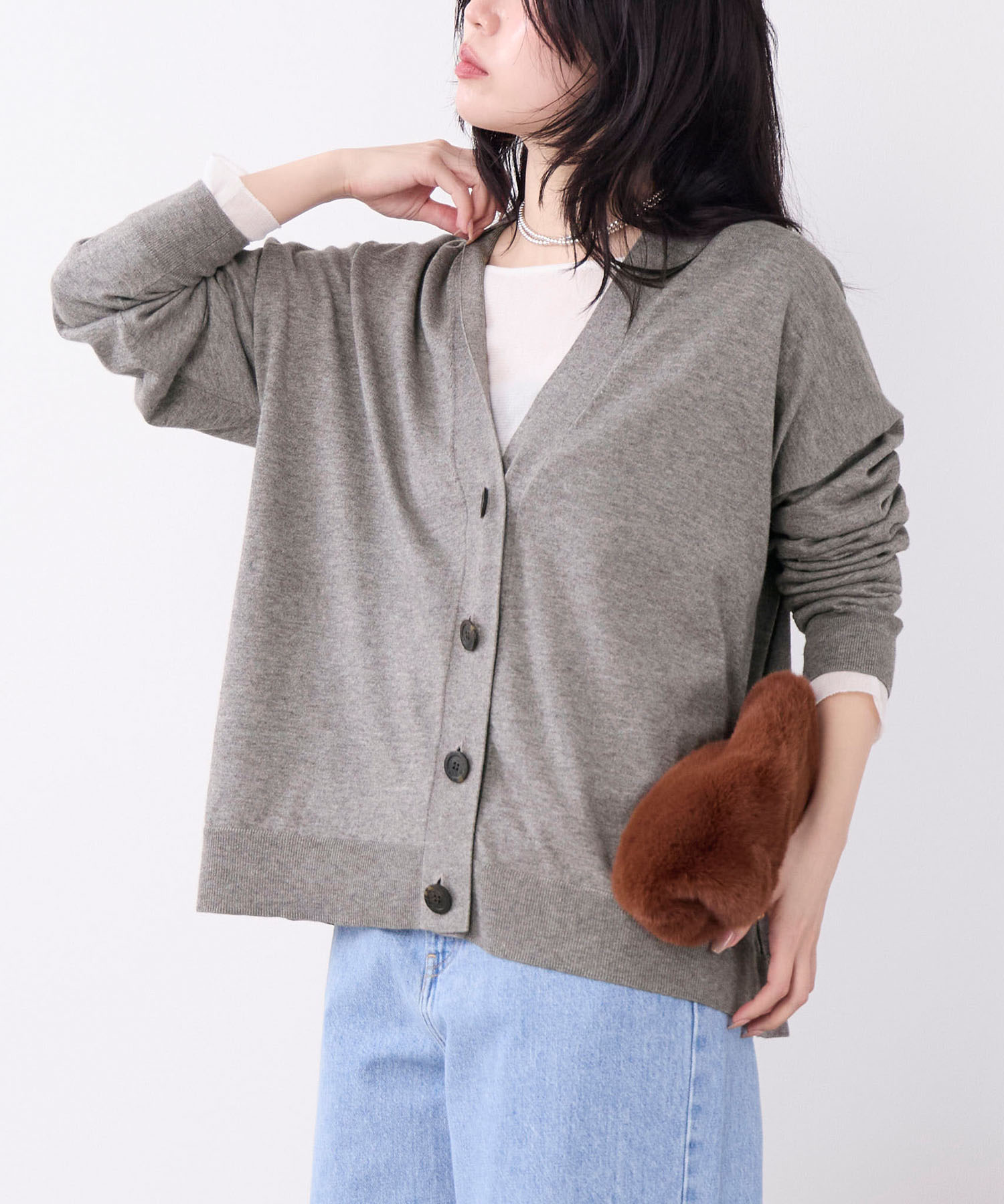 コットンヤクニットカーディガン | MICA&DEAL ONLINE STORE