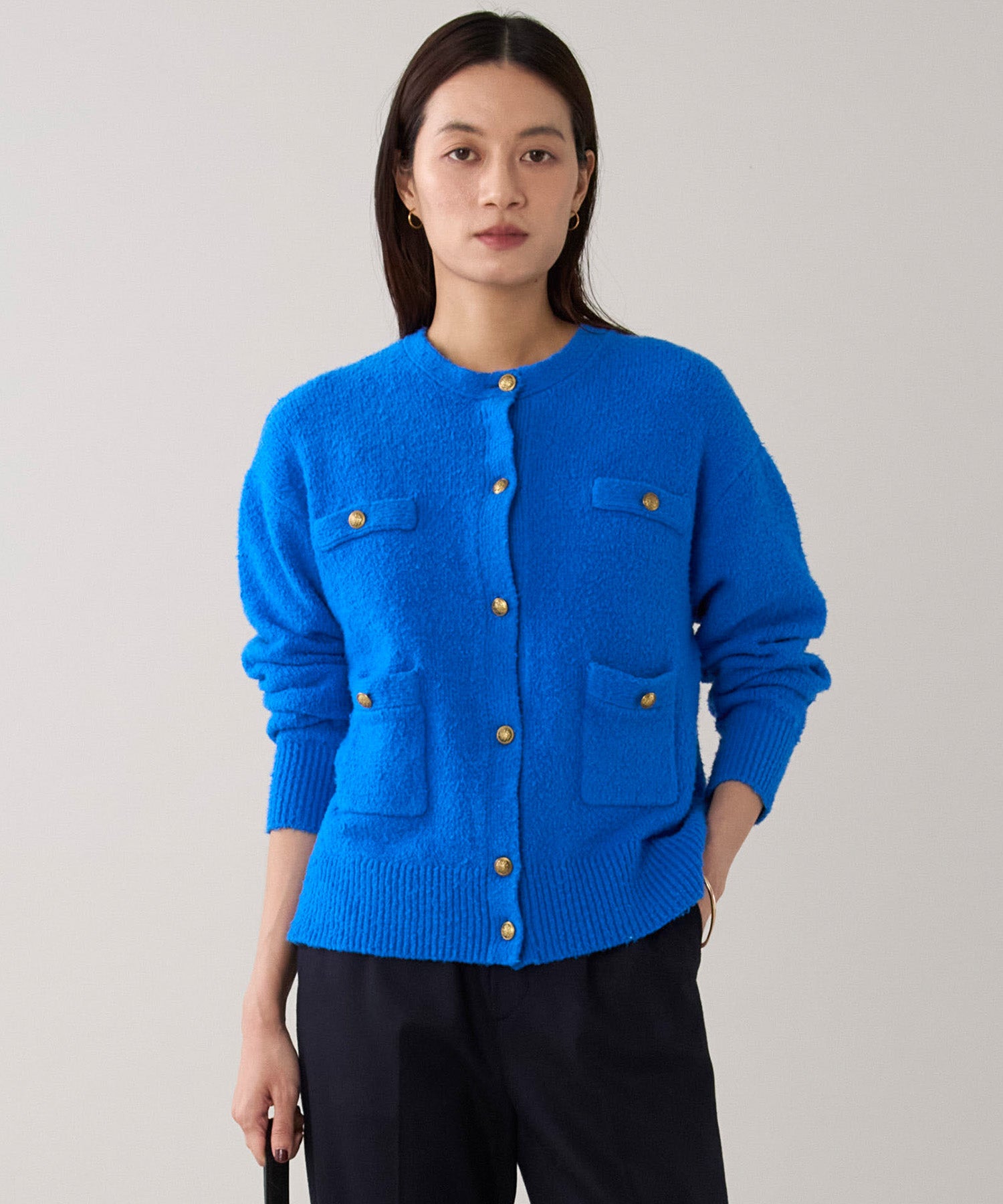 marmors】gold button knit cardigan | MICA&DEAL ONLINE STORE