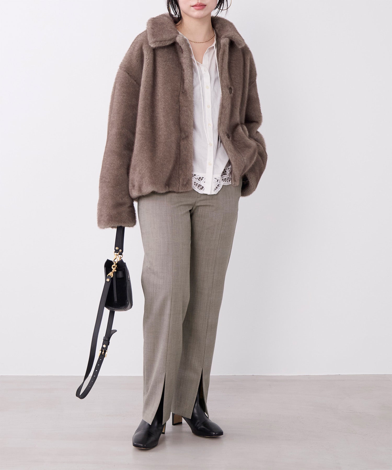 R&Y❤︎Briller様　✳️100　ミンクファー ミンクライクファーブルゾン | MICA&DEAL ONLINE STORE