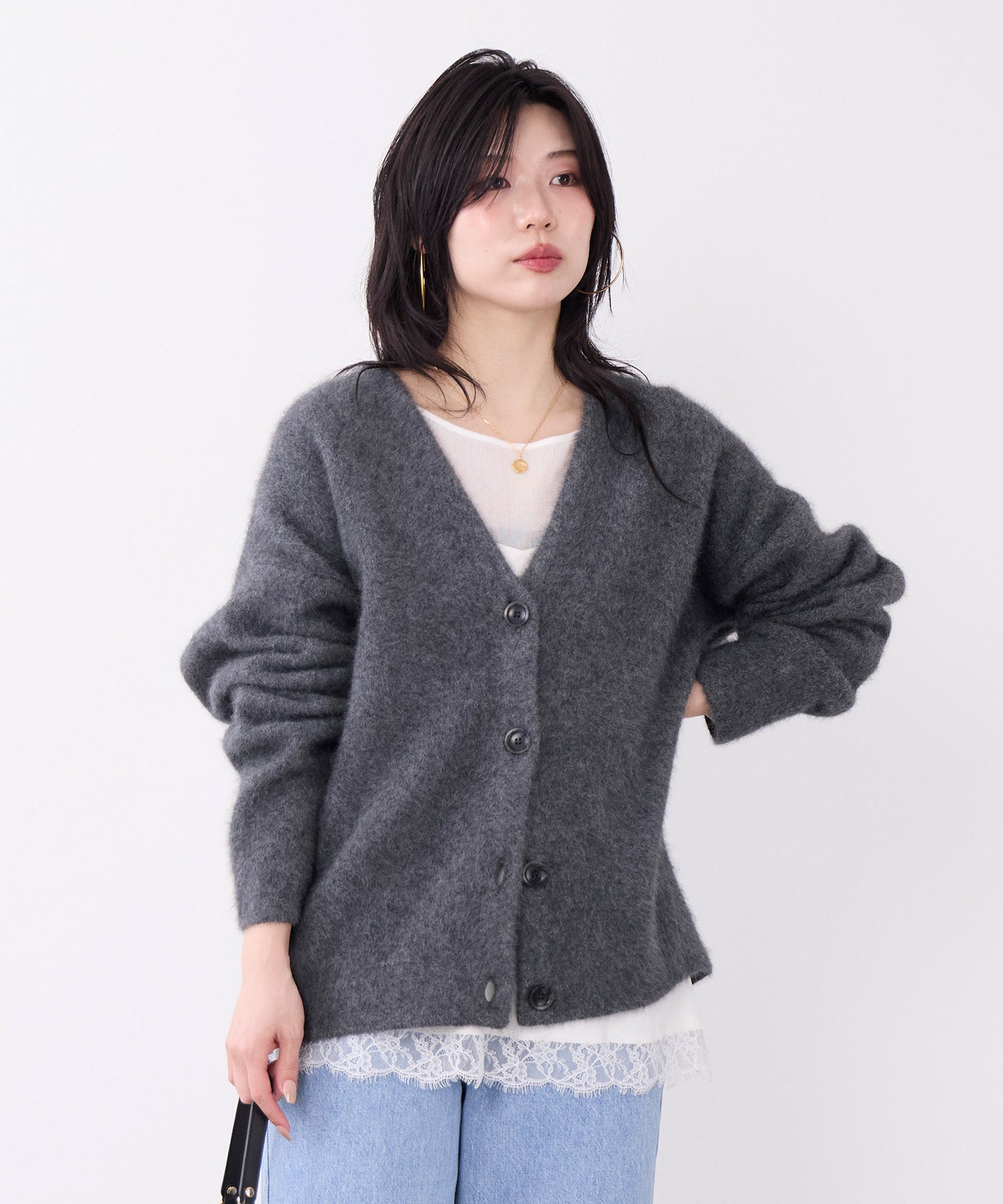 ラクーンデュアルカーディガン | MICA&DEAL ONLINE STORE ラクーンデュアルカーディガン | MICA&DEAL ONLINE STORE