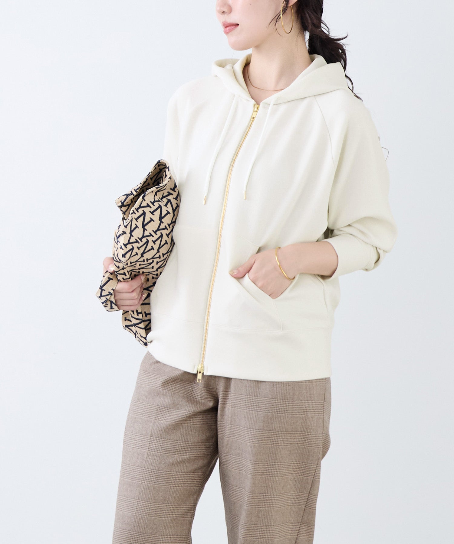 ダブルジップポンチパーカー | MICA&DEAL ONLINE STORE