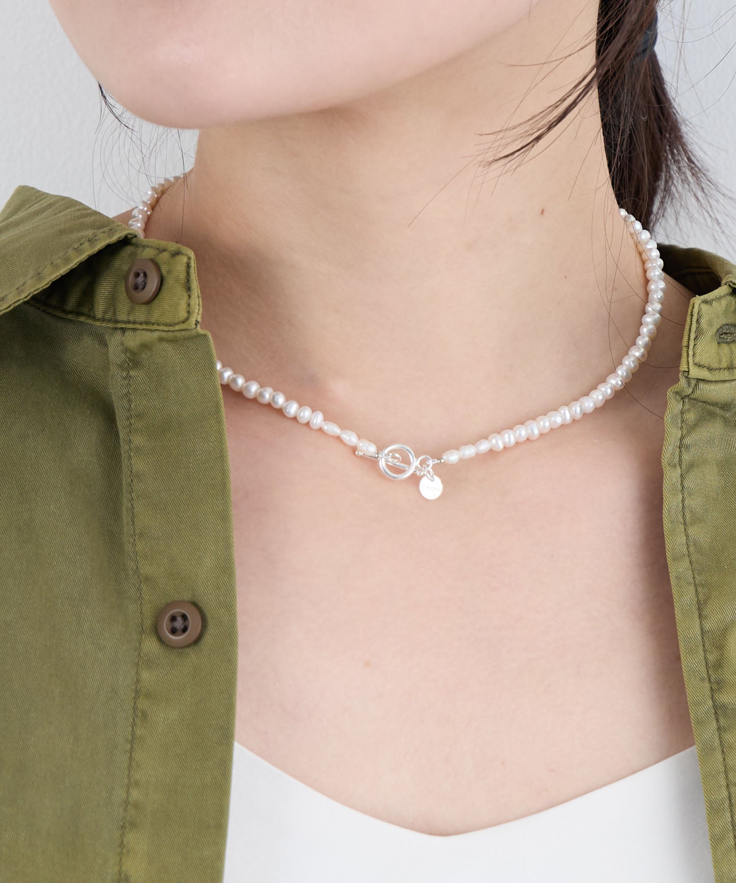 les bon bon】ステディ パール ネックレス-steady pearl necklace