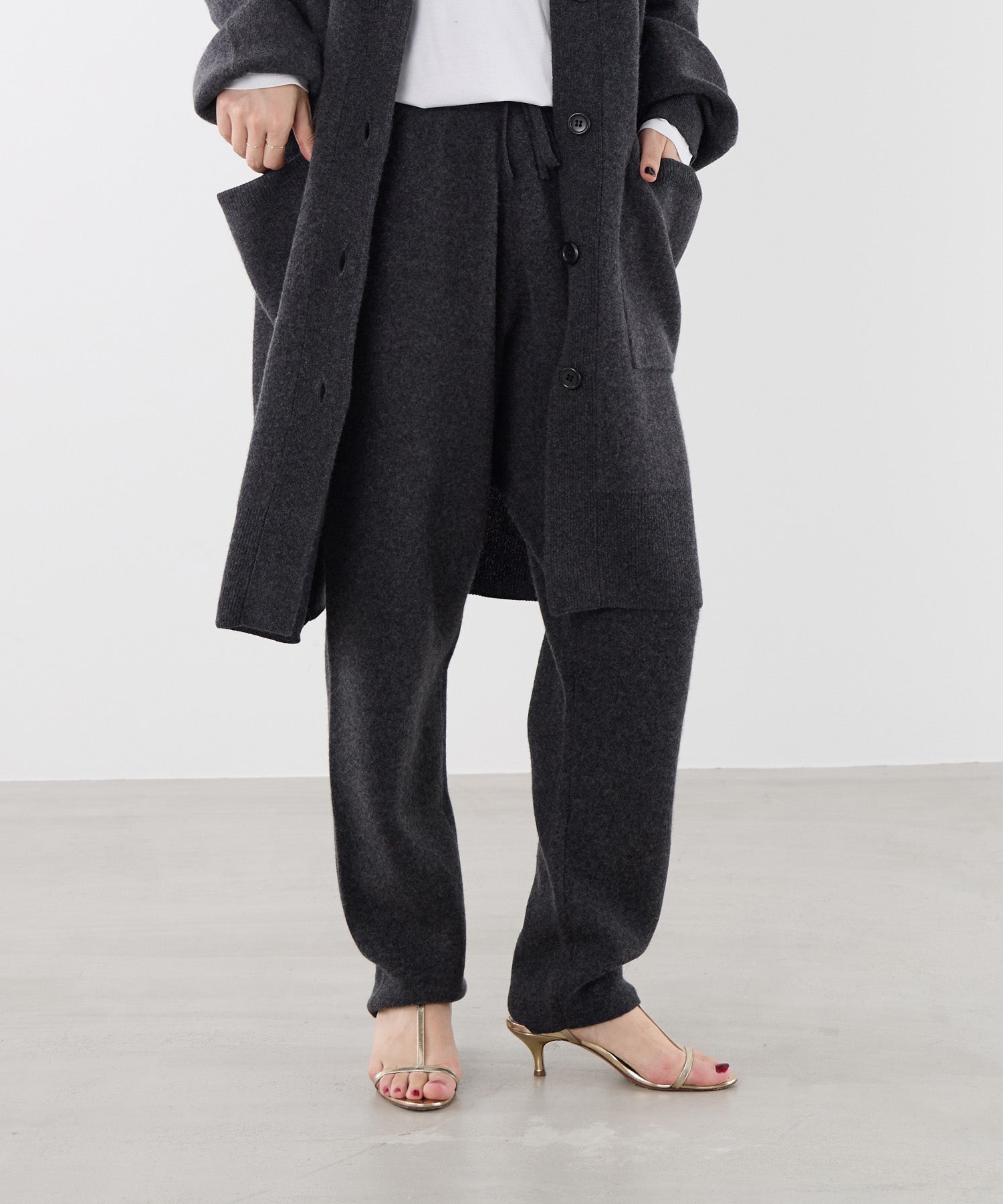 ADAWAS】カシミアブレンドパンツ-CASHMERE BLEND LOUNGE PANTS