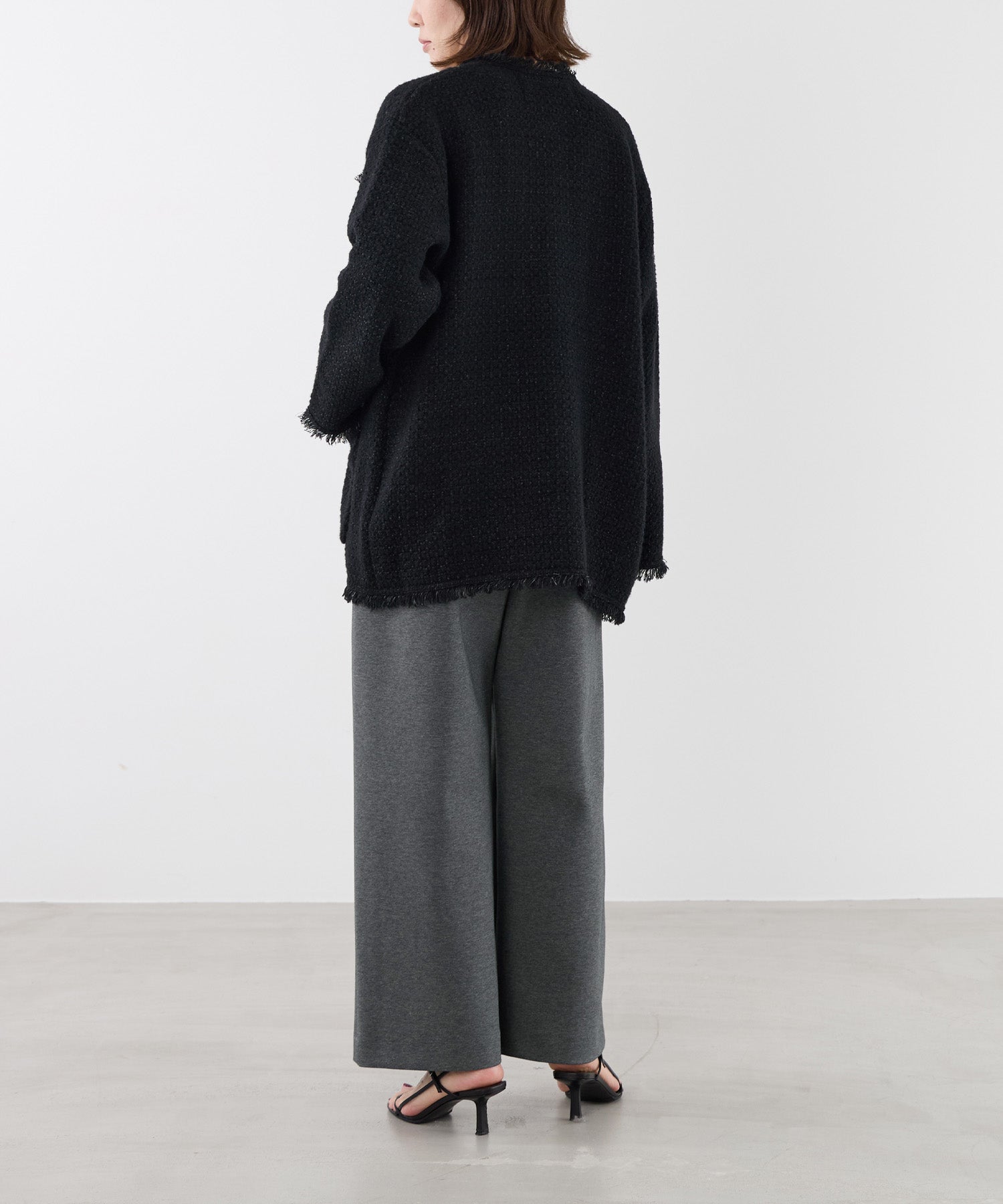 ADAWAS】ツイードニットジャケット-TWEED KNIT JACKET | MICA&DEAL