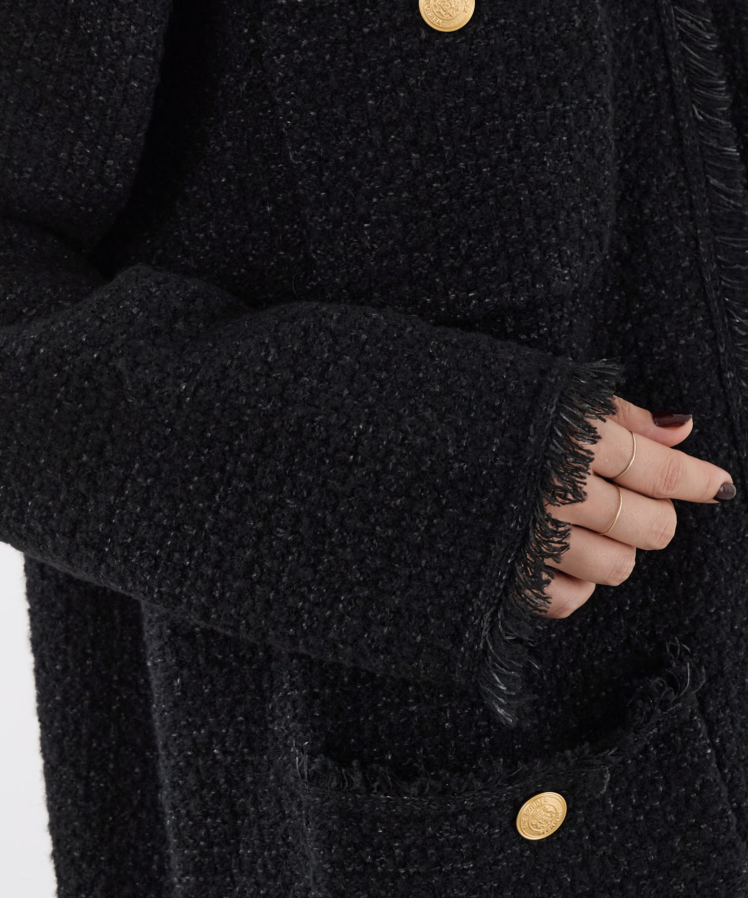 ADAWAS】ツイードニットジャケット-TWEED KNIT JACKET | MICA&DEAL