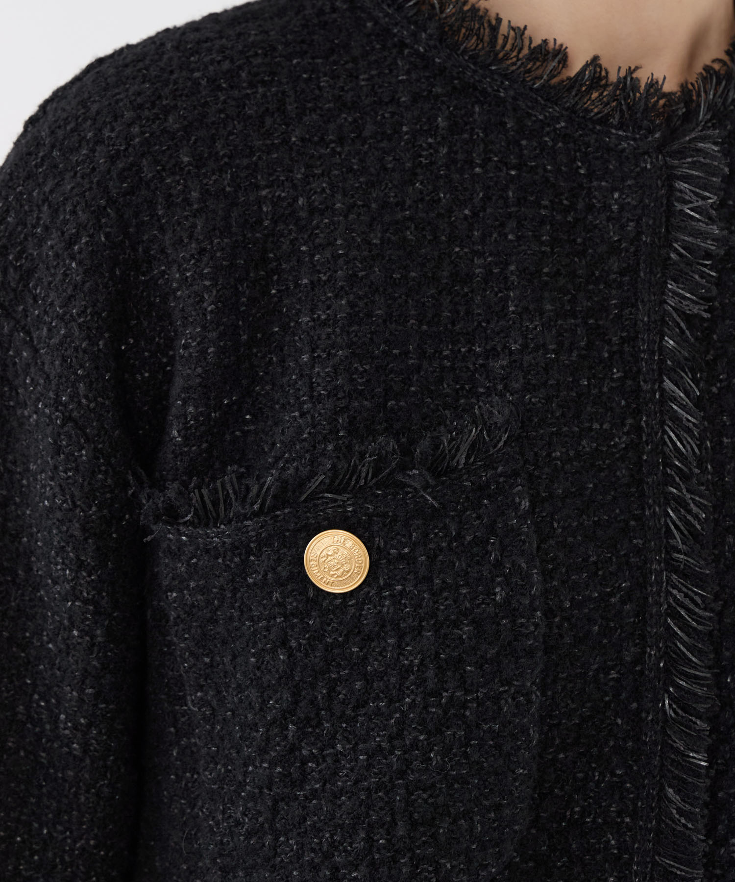 ADAWAS】ツイードニットジャケット-TWEED KNIT JACKET | MICA&DEAL