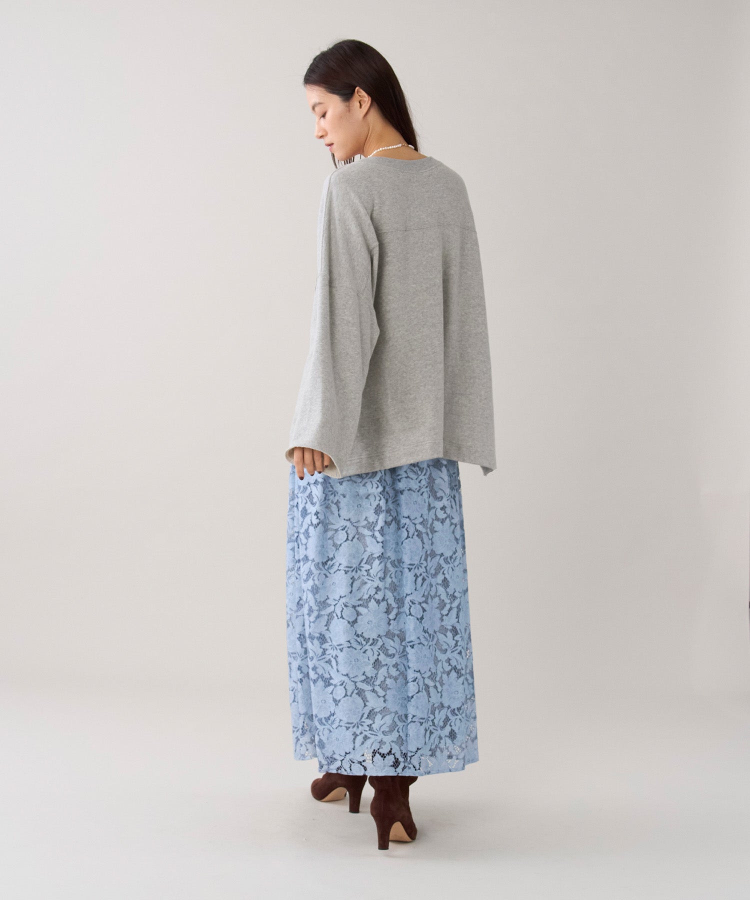 marmors】lace gather skirt | MICA&DEAL ONLINE STORE
