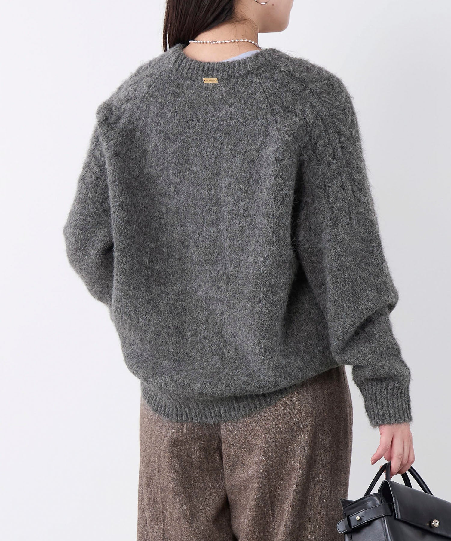 アルパカ混サークルケーブルニット | MICA&DEAL ONLINE STORE