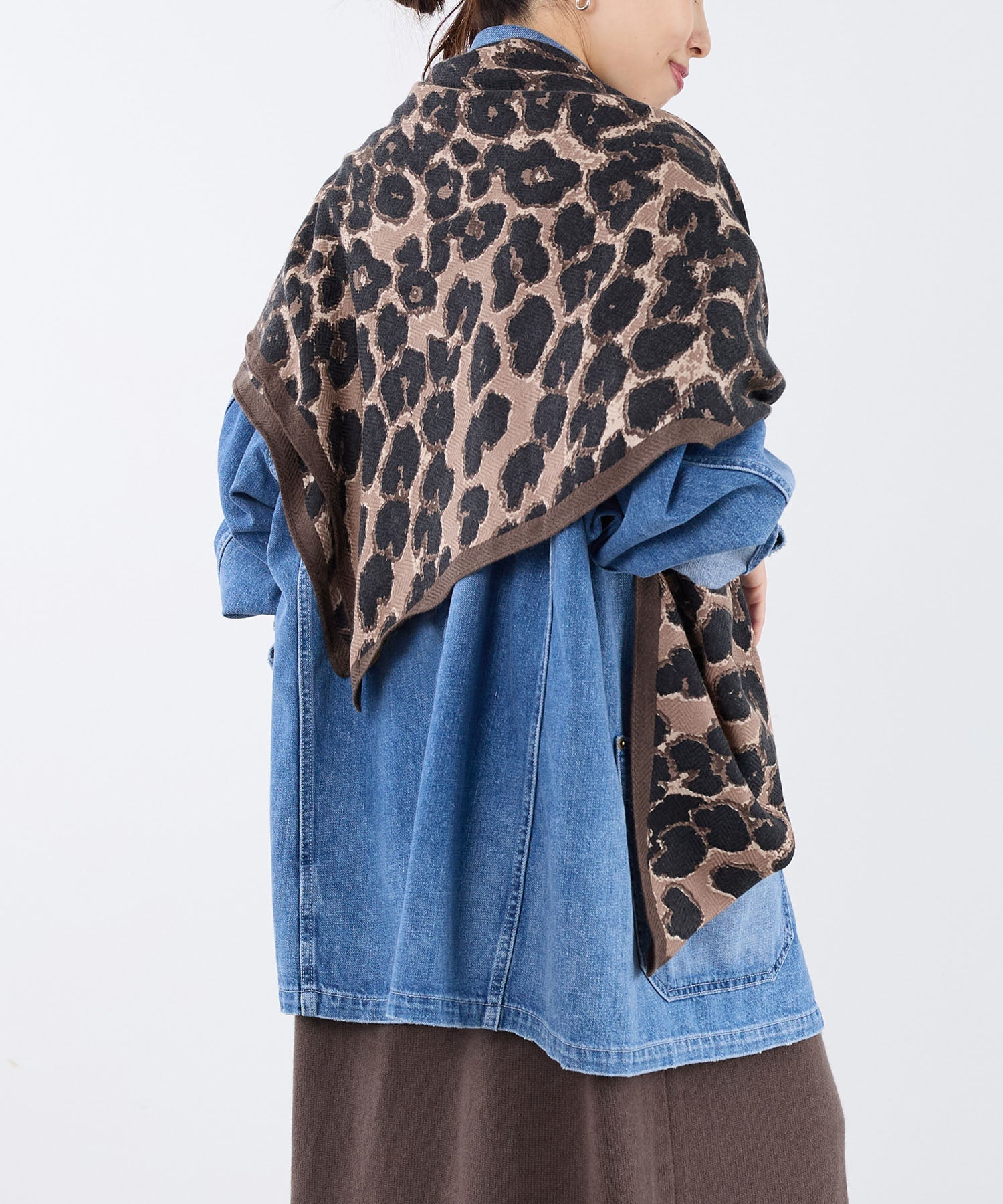 manipuri】レオパードべグウールストール | MICA&DEAL ONLINE STORE