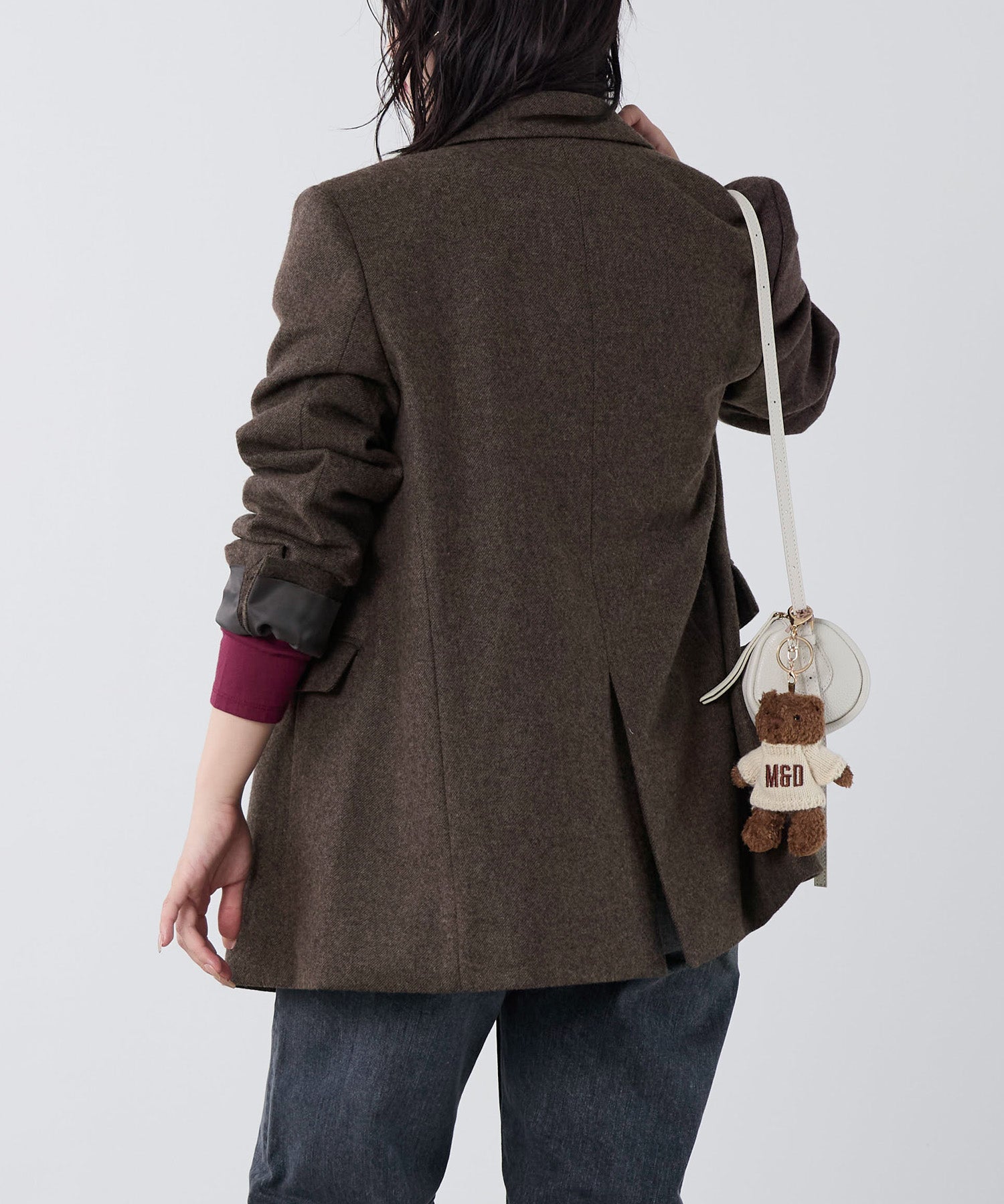 美品✨MICA&DEAL テーラードジャケット ダブル 麻100% ブラウン ウールダブルジャケット | MICA&DEAL ONLINE STORE